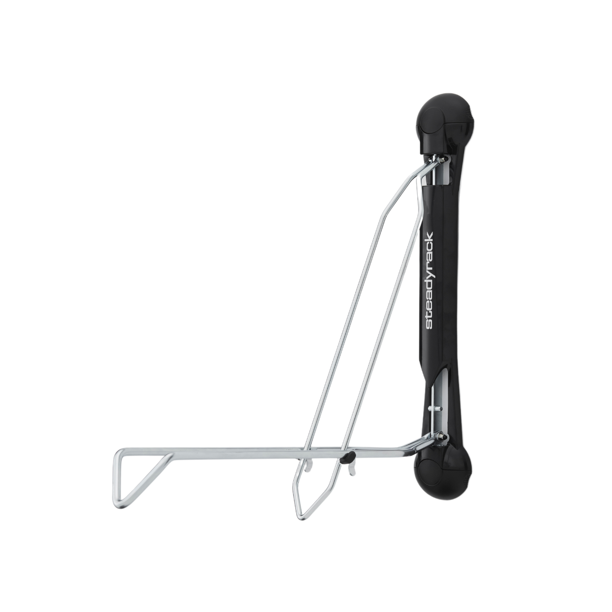 A Classic MTB Rack with the rack arms opened on a white background.