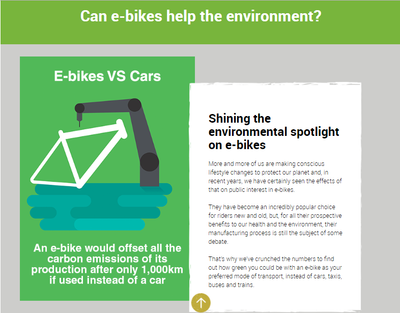 전기 자전거가 환경에 어떤 도움을 줄 수 있나요?