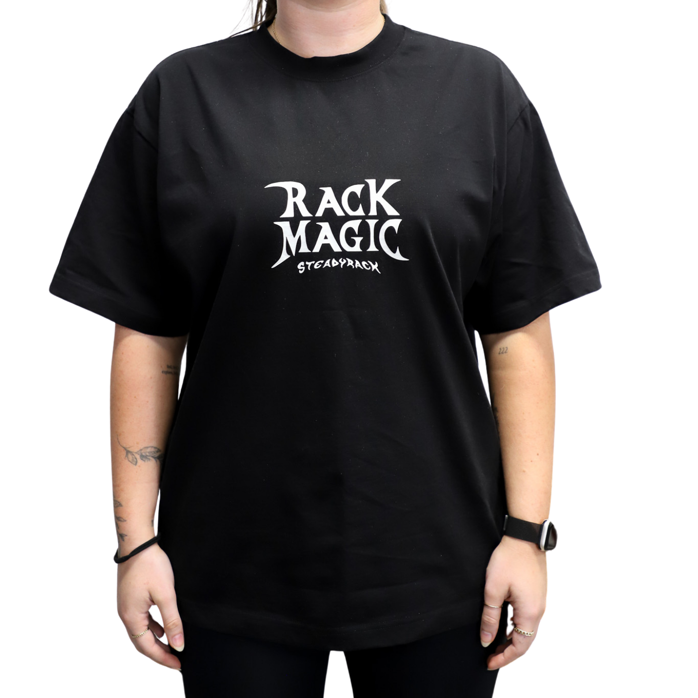Rack Magic - Men's Oversized Black Tee